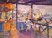 Pier in Gurzuf Konstantin Korovin